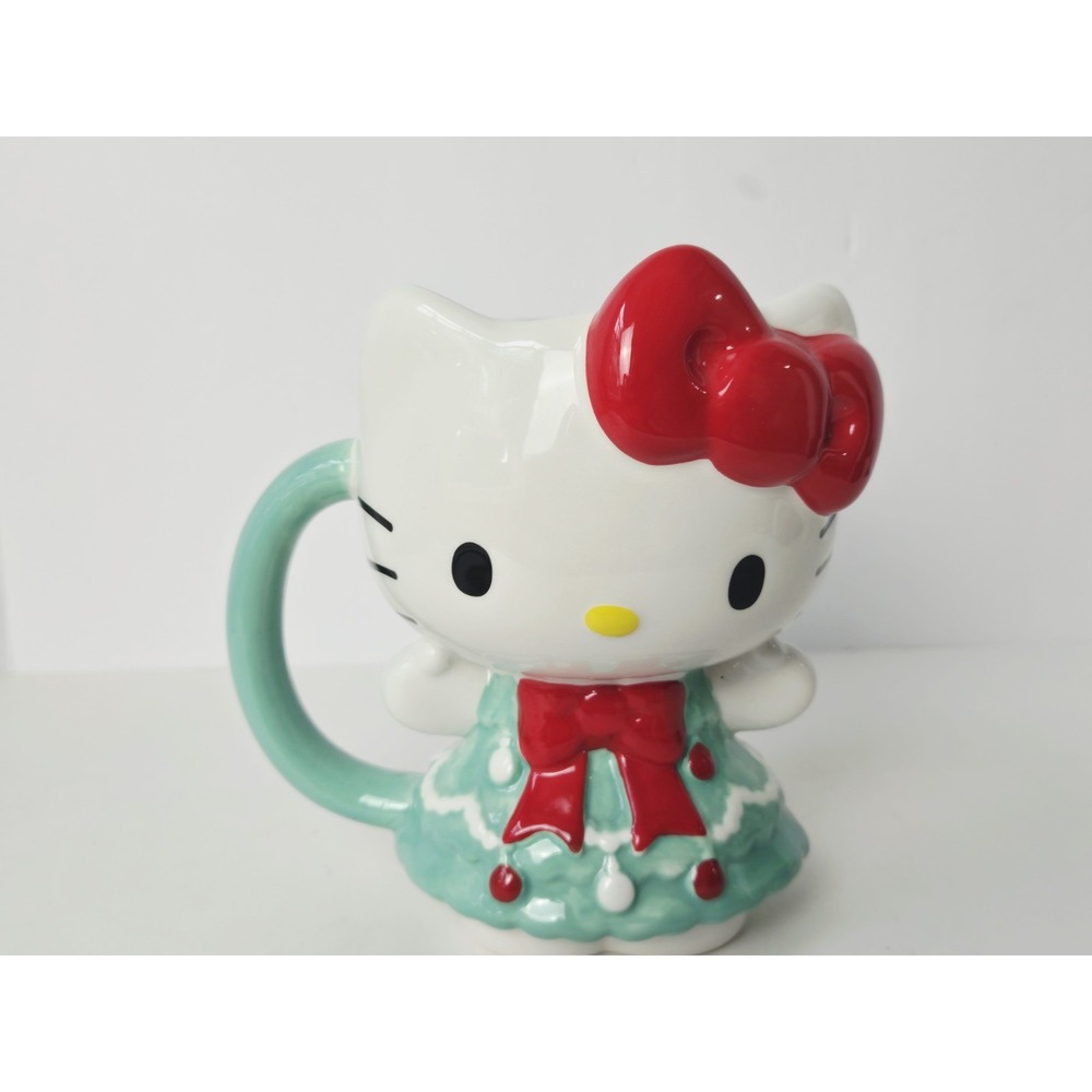 Sanrio Hello Kitty mug cup Christmas New 6"